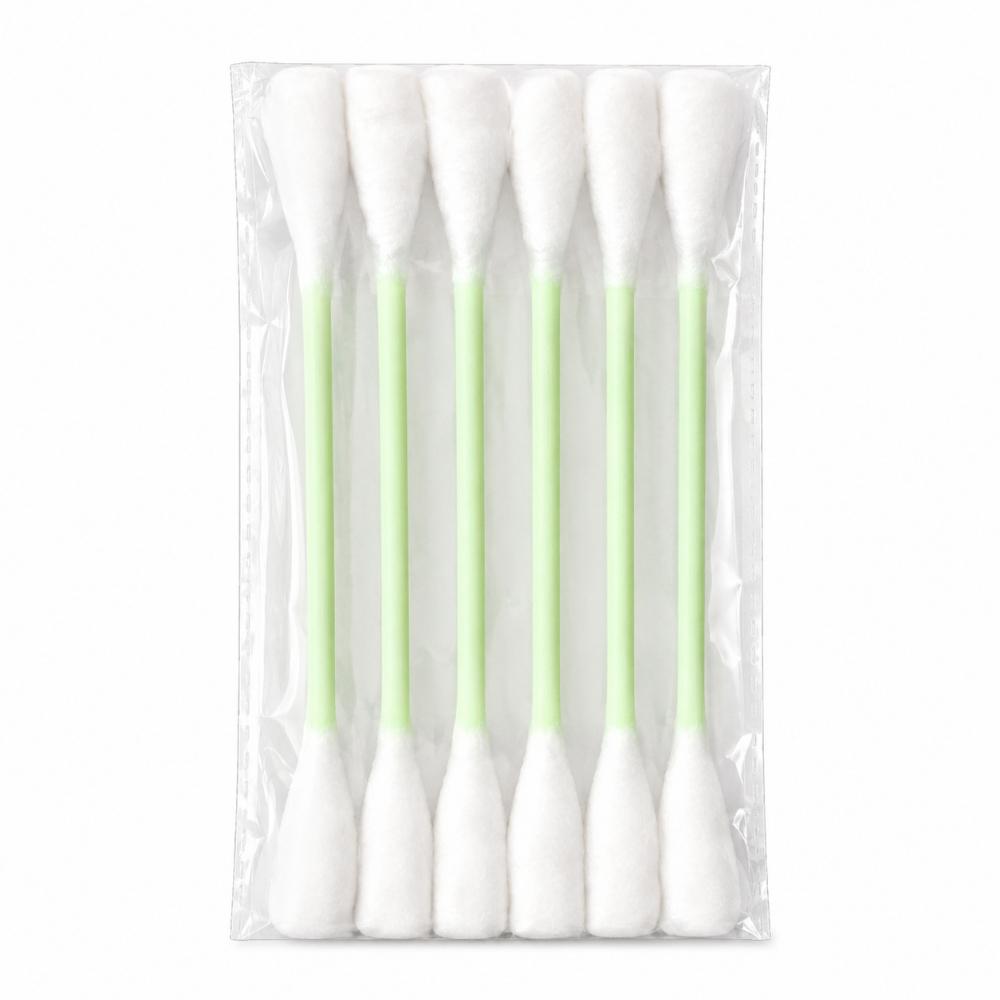 6pcs Wool Felt Cotton Swab Cat Teaser Toy Double End Bite Stick For Indoor Cats Interactive Chew Play Soft Touch Toy For Kittens