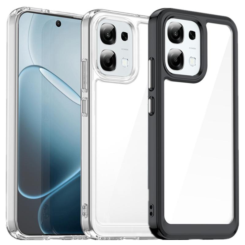 Transparent Colorful TPU Phone Case for OPPO A6 Pro A6x A6s 5G Protective Cover Frame Fundas Coque Capa