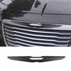 Matte Black Front Center Grille Bumper Emblem Cover Trim For Chrysler 300 2015+