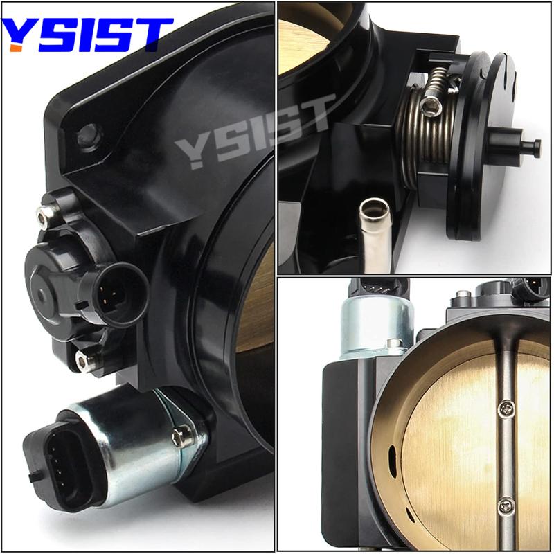 92mm/102mm Throttle Body For LS1 LS2 LS3 LS6 LS7 LSX Car Modification Parts Black/Silver High Flow Billet Intake Manifold
