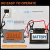 LANCOL CAT900 Tragbares Autobatterieladegerät 12V 3A Vollautomatisches Intelligentes Autobatterieladegerät Reparatur Wartungsgerät Nass Trocken Blei-Säure