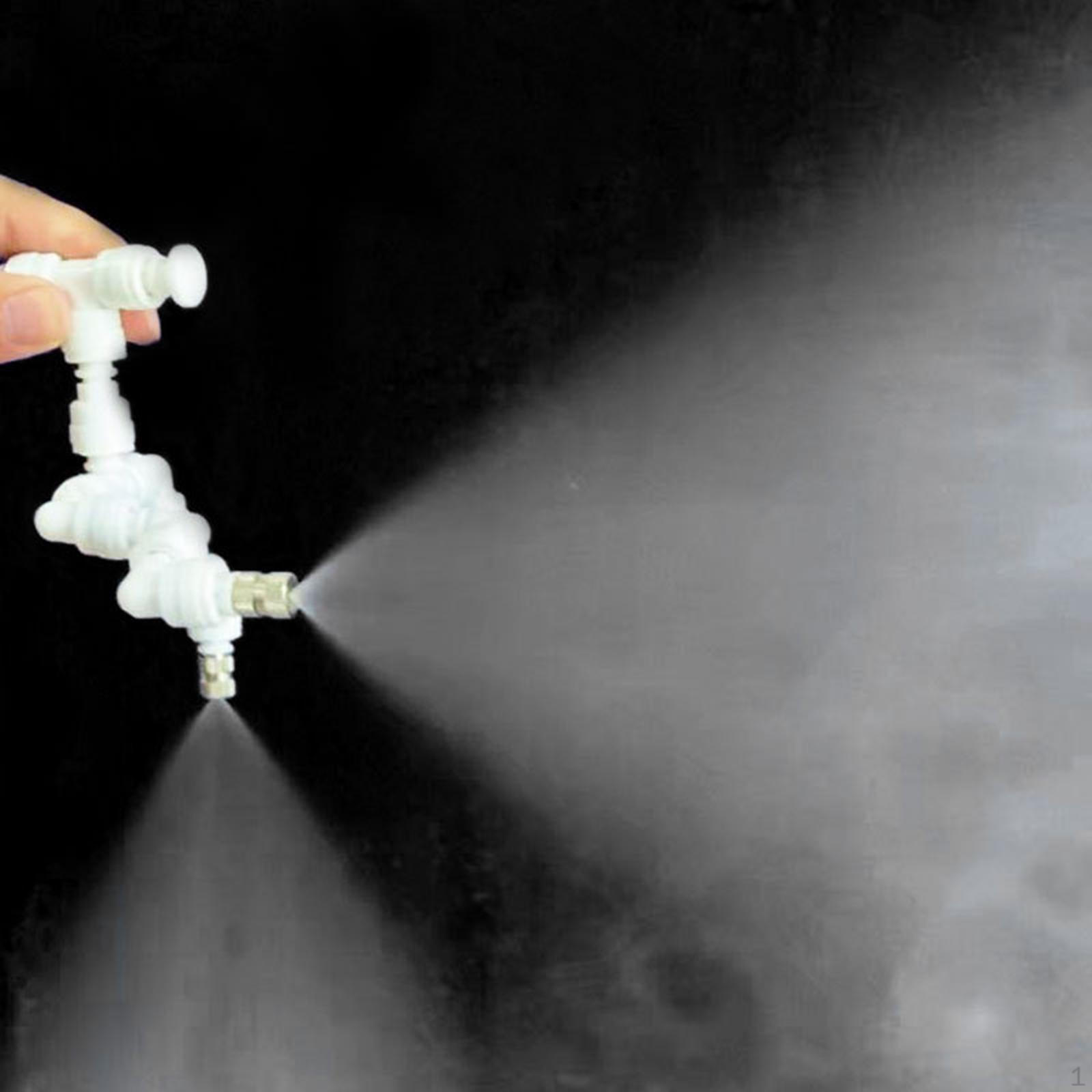Misting Cooling System Nozzle, Outdoor Mister Nozzle Adjustable Multipurpose Plant Irrigation