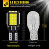 2PCS Canbus T15 W16W LED Car Reverse Back up Lights Lamps 912 921 916 917 920 922 DRL Lights 12V 6000K Super Bright White Bulbs