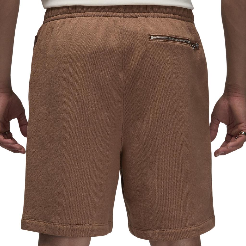 Jordan Letter Embroidery Elastic Waist Five-Point Casual Shorts Men Shorts Brown FZ8939-223
