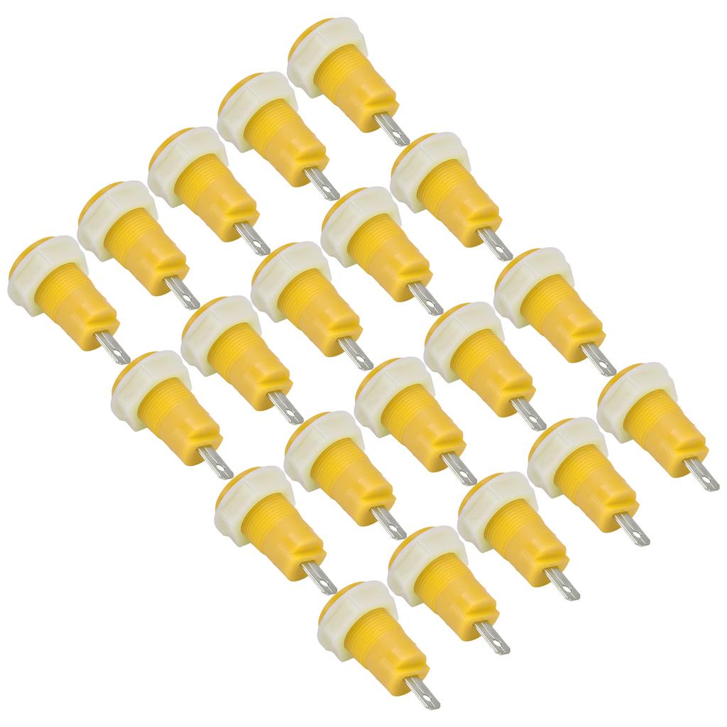 20Pcs Banana Socket Binding Post Adapter Brass Safe Welding Type Grounding Terminal 4mm 402 1KV