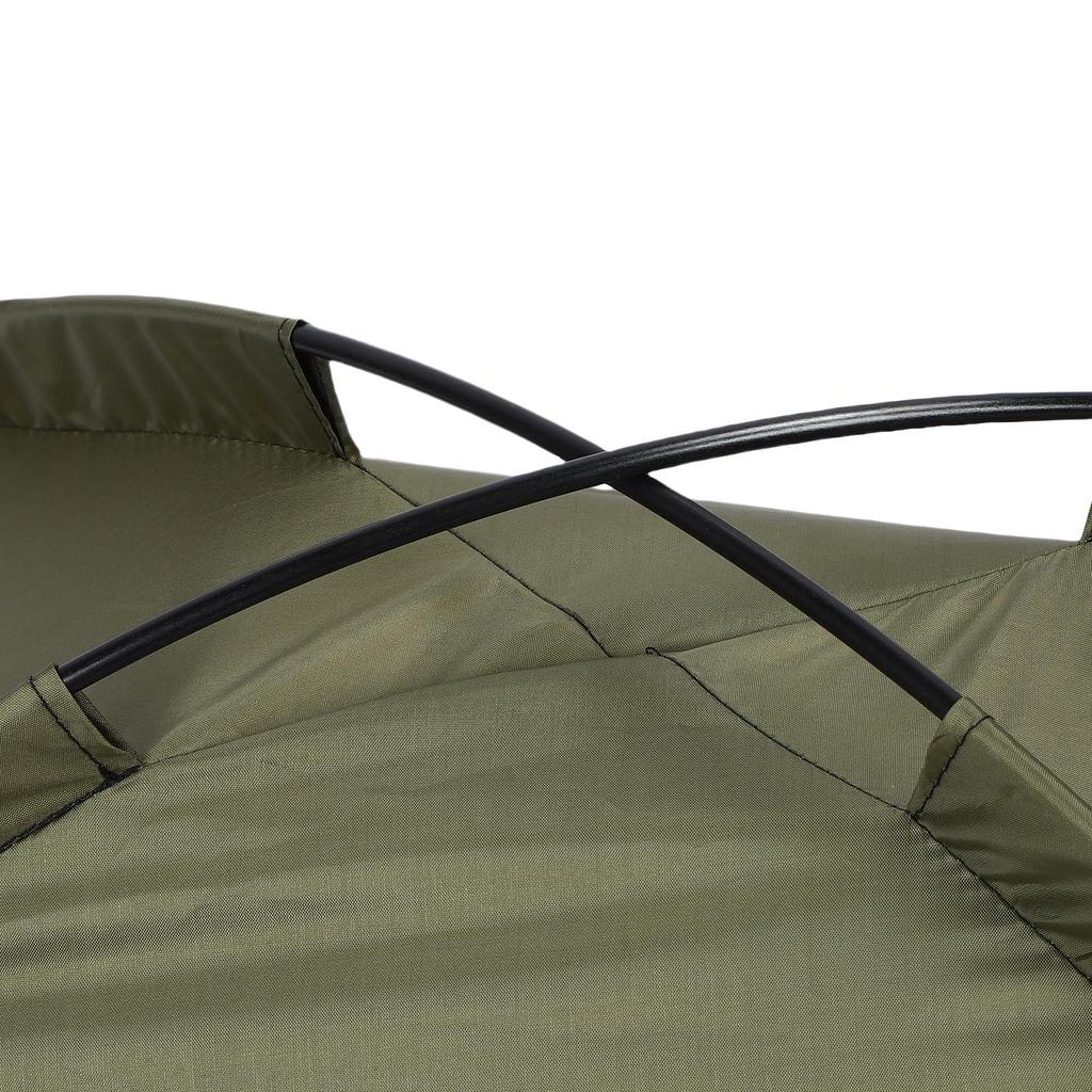 Elevated Dog Bed with Canopy Removable Outdoor Dog Bed Cot High Load Bearing for Dogs Cats Large 26 X 17.7 X 25.6in