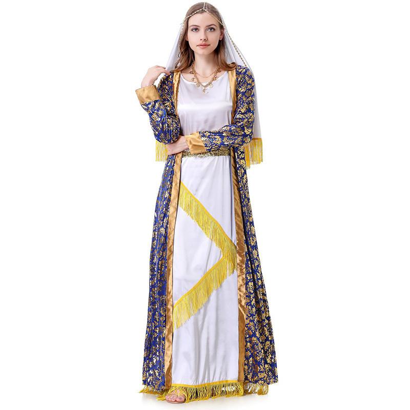 Halloween Dubai Costume Dress Polyester Fabric With Fantasy Theme For Women