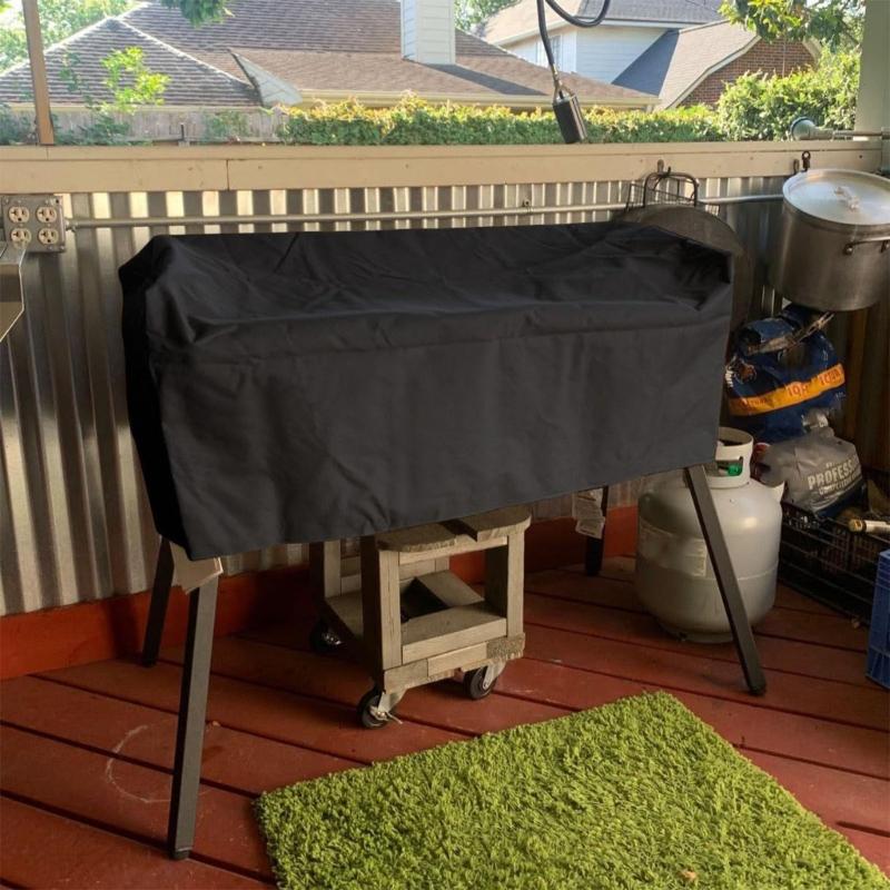 Water-Resistant Barbecue Cover for Outdoor Storage, Forms a Barrier Against Dust, Everyday Debris, Moisture, and Routine Sun Exposure