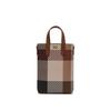 Daks Brown House Check Pattern Mini Cross Bag Dcwa6e501w2