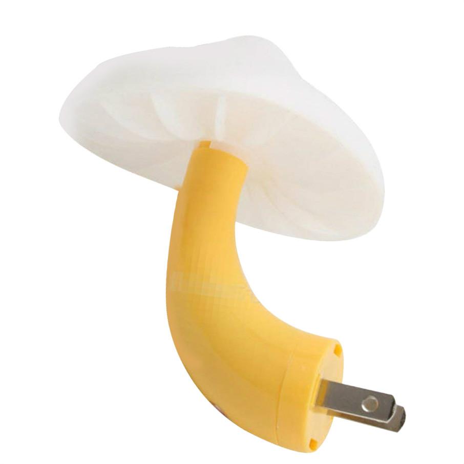Sensor Night Light Mushroom LED Lamp US Plug Romantic Colorful Home Decor