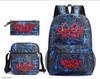 Stranger Things Star Printing Teen Student School Bag Three-Piece Men'S And Women'S Backpack