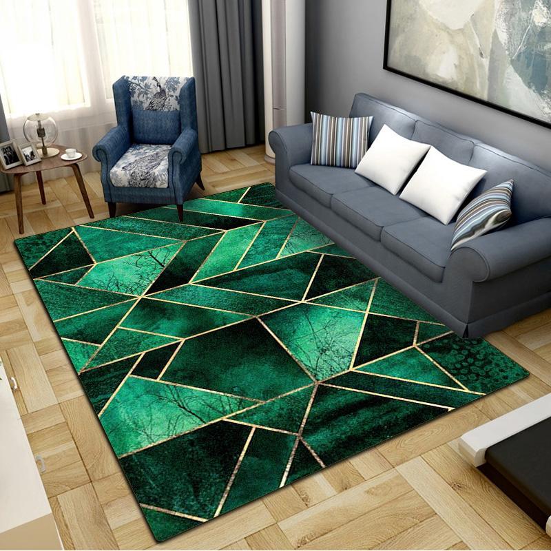 Abstract Geometric Carpet Rug for Living Room Bedroom Home Sofa Decoration,Kids Play Non-slip Floor Mat