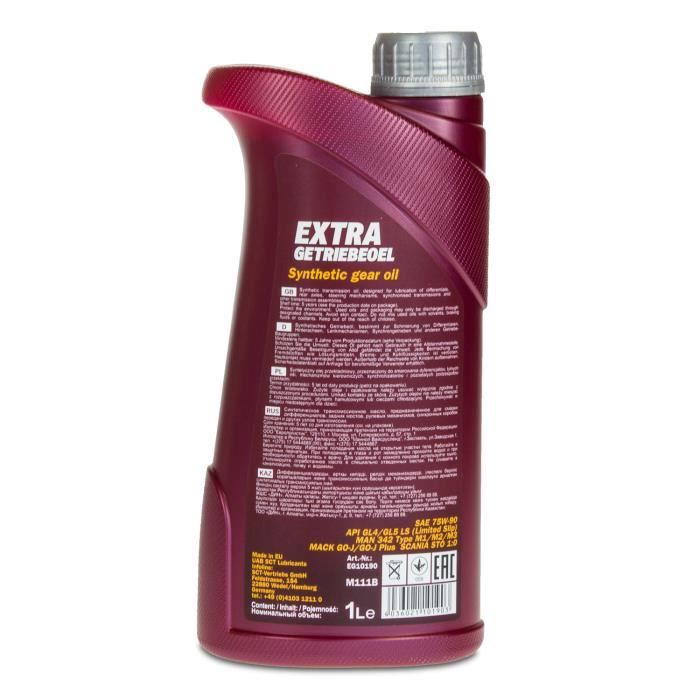1 Litre MANNOL SAE 75W-90 API GL 4/5 LS Huile D'essieu