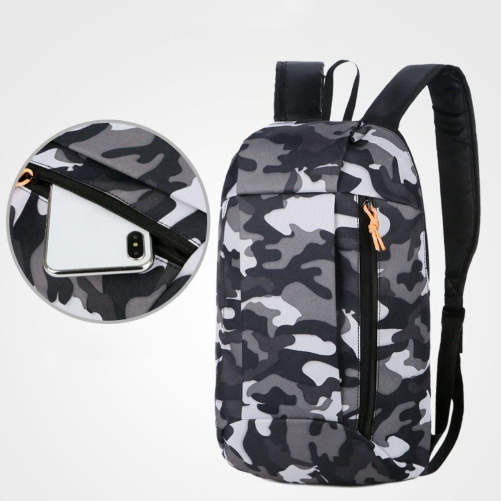 Nylon Sports Backpack Large Capacity Camouflage Backpack New Mountaineering Bag  Hiking