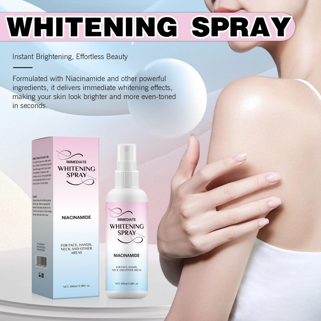 Whitening Spray Brightens Complexion Sweat And UV Body Lotion