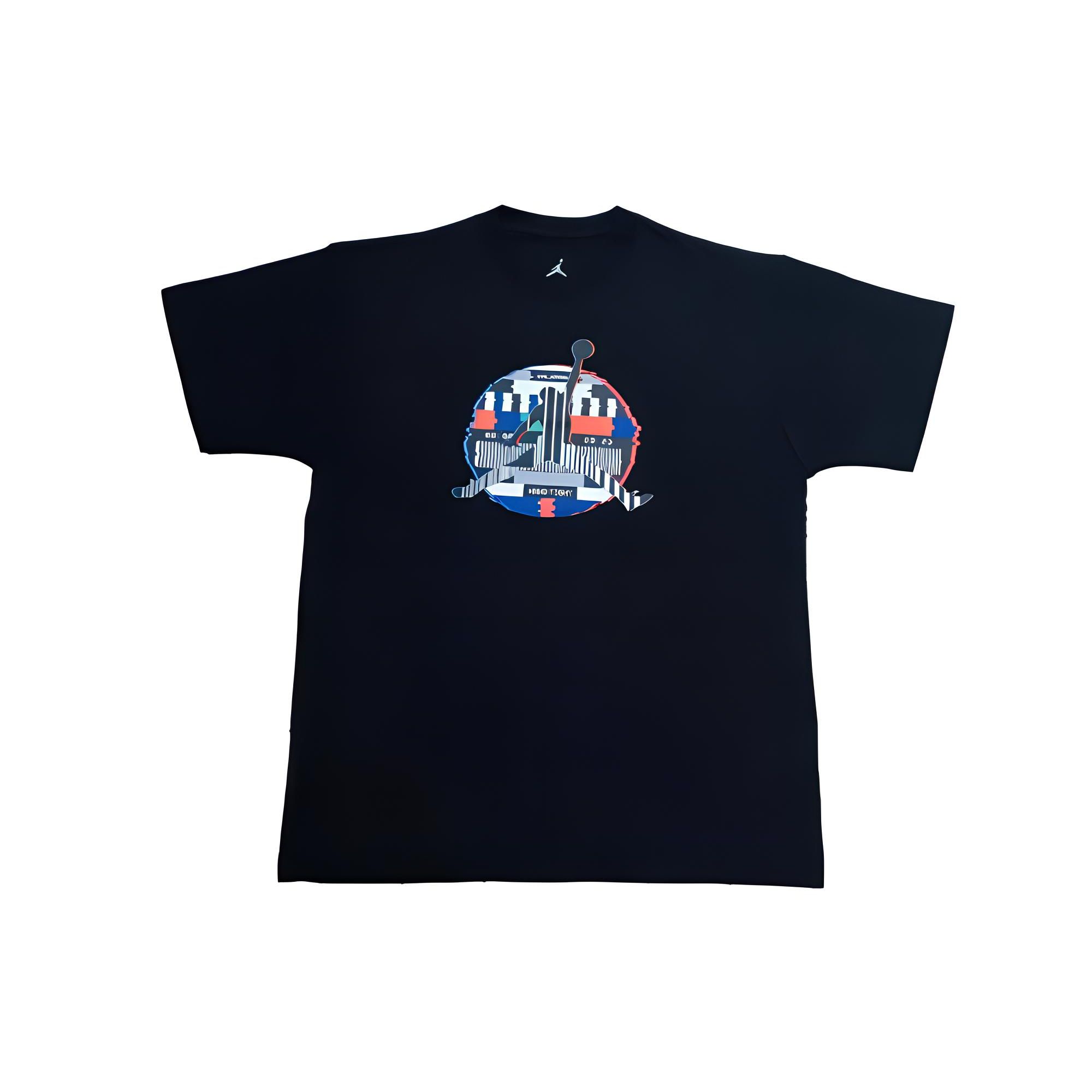 

Мужская футболка с круглым вырезом Jordan Upsize с большим логотипом, черные DB9920-010 M