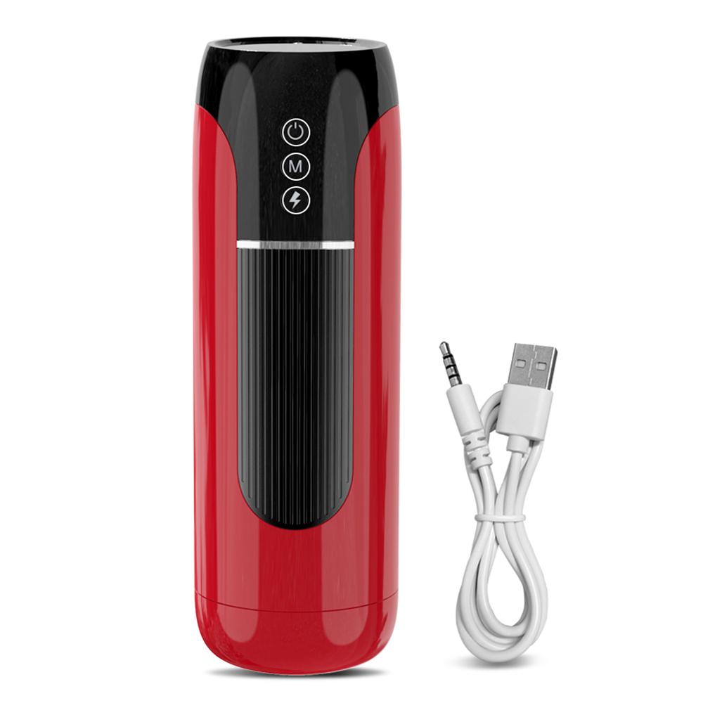 Masturbator masculin telescopic automat, mașină de împingere, muie, păsărică, gemetă, cupă de masturbare, jucării sexuale pentru adulți pentru bărbați