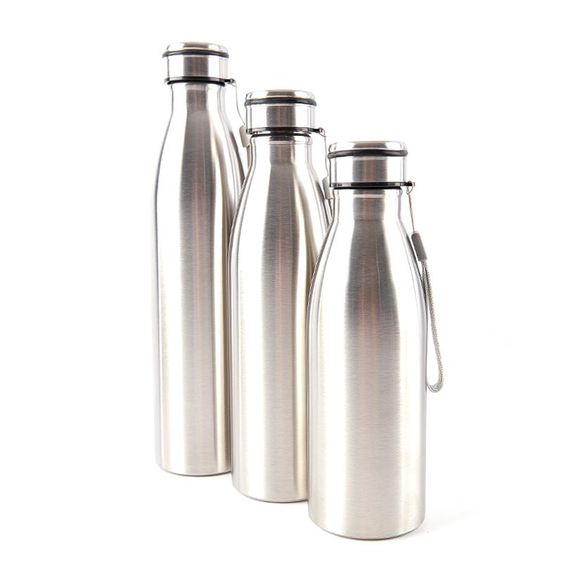 650-1000Ml Portable Outdoor Water Bottle Stainless Single Wall Insulated Cup