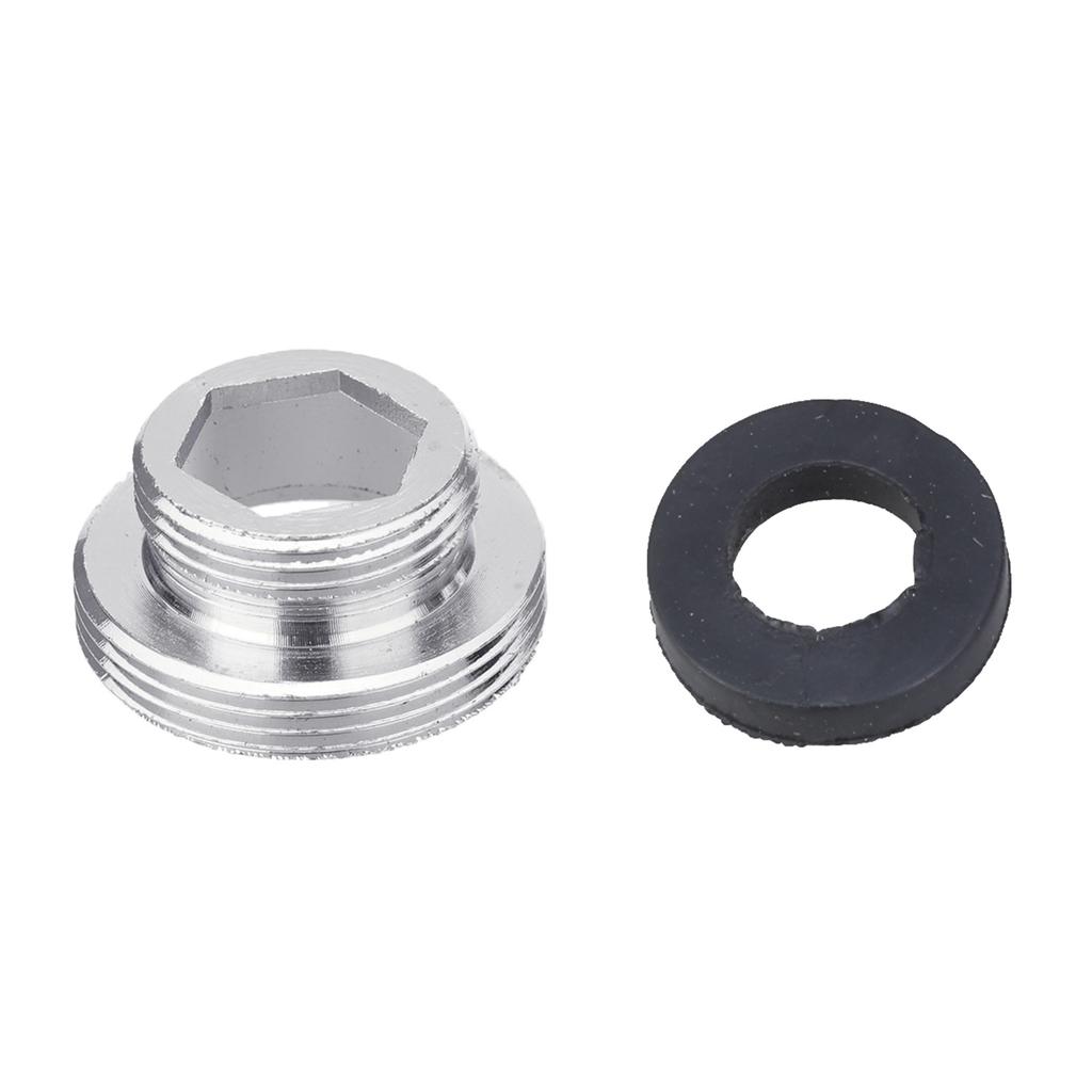 2 Stück 22mm auf 16mm Wasserhahnadapter Wasserhahnbelüfteranschluss Ersatz Wasserschlauchadapter für Gartenschlauch Wasserfilter