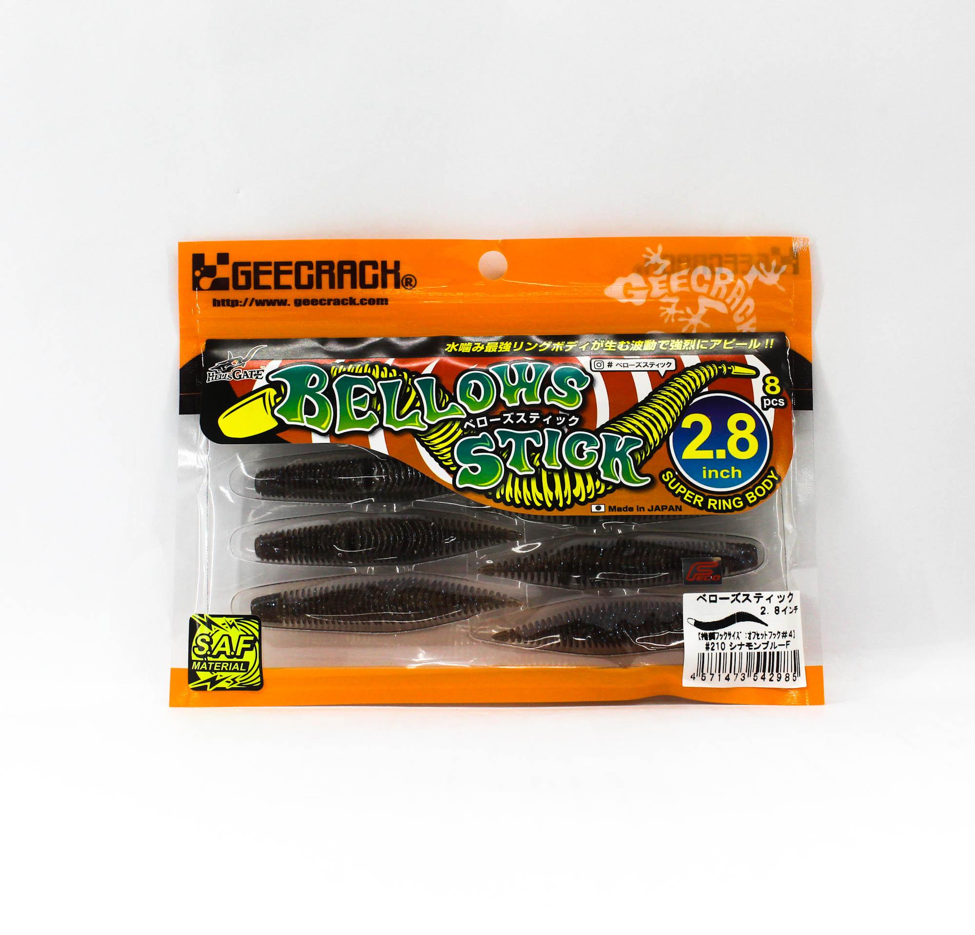 Gee Crack Soft Lure Bellows Stick 2.8 Inch 210 (2985)