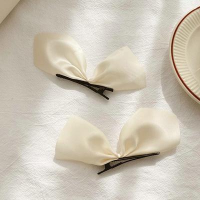 2Pcs/Set Blackbow Hair Clips For Girls Kawaii Barrettes Cute Hair Accessoires