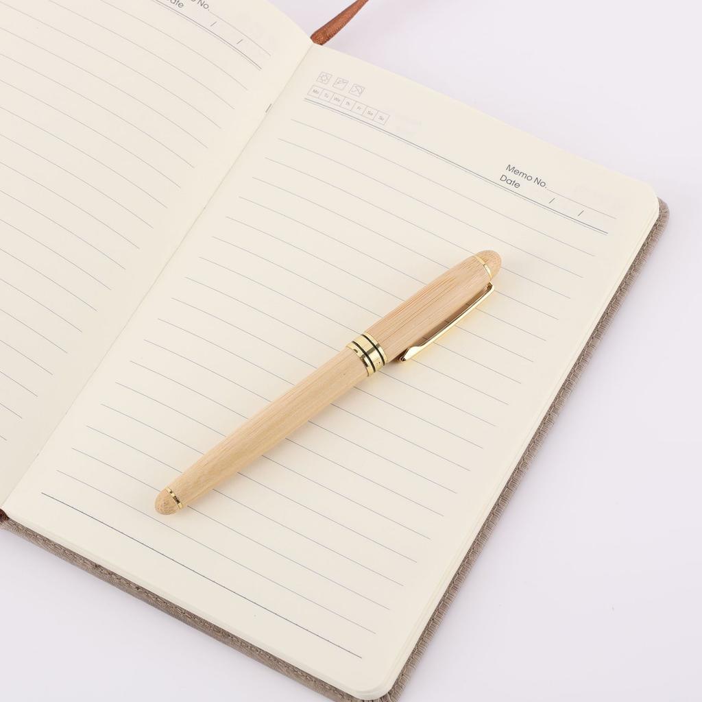 1 sztuka Zestaw długopisów bambusowych Drewniany długopis kulkowy Drewniany długopis do podpisów Pudełko na prezent Prezent na ukończenie szkoły biznesowej Długopis z grawerem