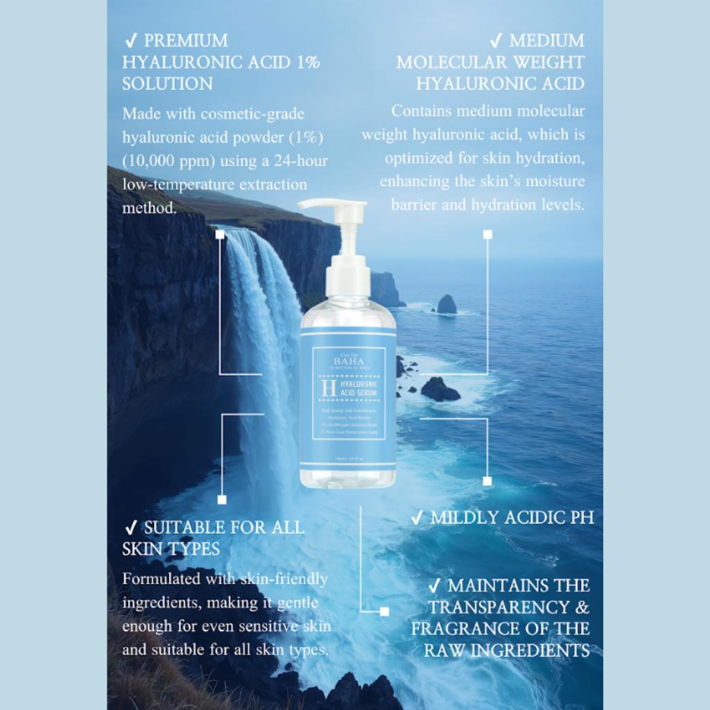 Cos De BAHA - Hyaluronic Acid Serum 240ml (H240)
