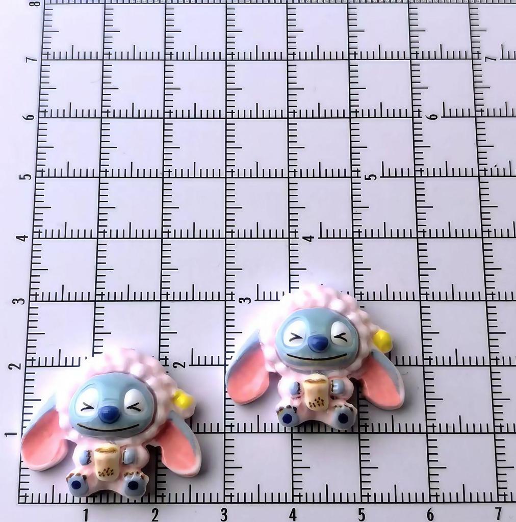 Anime Cartoon Headgear Resin Accessories: Handmade DIY Cream Glue Decorations for Hair Ties and Phone Cases.