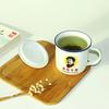 Chinese Retro Mugs 400ml,Coffee Mugs Camping Drinkware White Porcelain Tea cup,Mr. Mao mug,Coffee Milk Tea Mug Afternoon Tea Cup