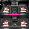 Cute Cartoon-Style Car Floor Mats, Dirt-Resistant and Soil-Scraping Resistant, Universal and Customizable Diatomaceous Earth One-Piece Car Carpet Mats