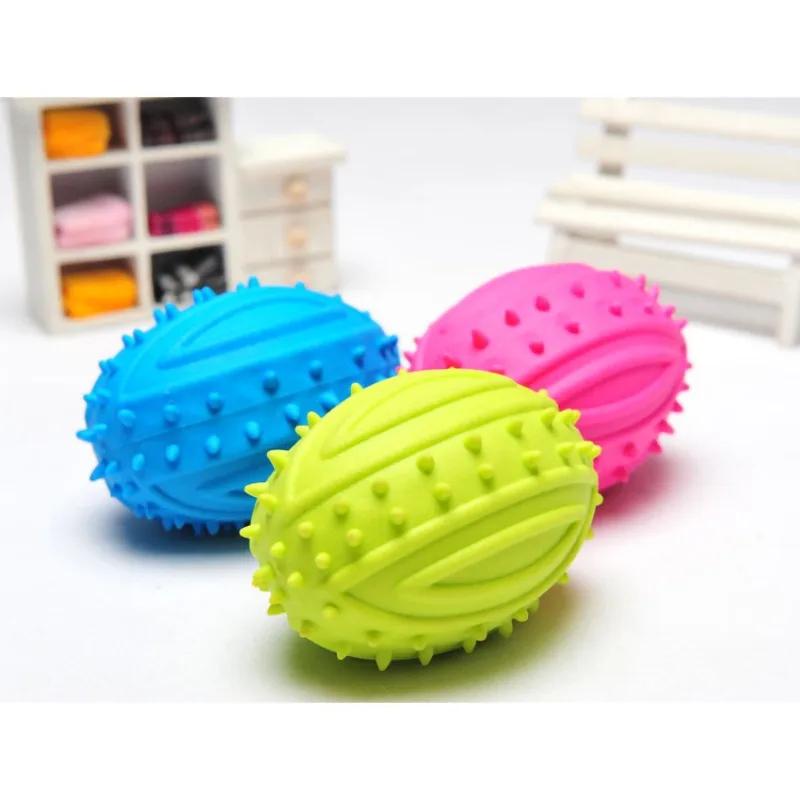 

Лакомства для маленьких собак, мяч для регби, интерактивная игрушка для щенков, обучающая игрушка для больших собак, жевательная игрушка в виде ежа, мяч для чистки зубов 9.5X9.5cm