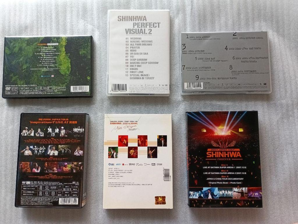 [USED] SHINHWA DVD VCD CD set bundle