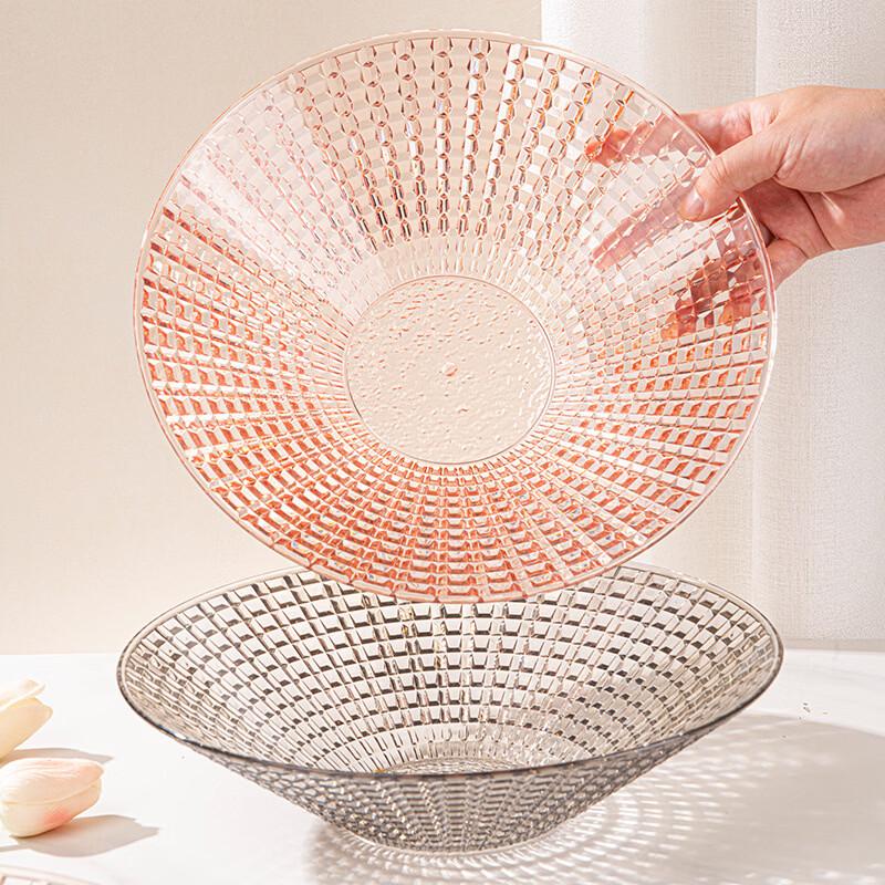 Abay Scandinavisch Minimalistisch Kristalglas Fruitschaal Set van 3