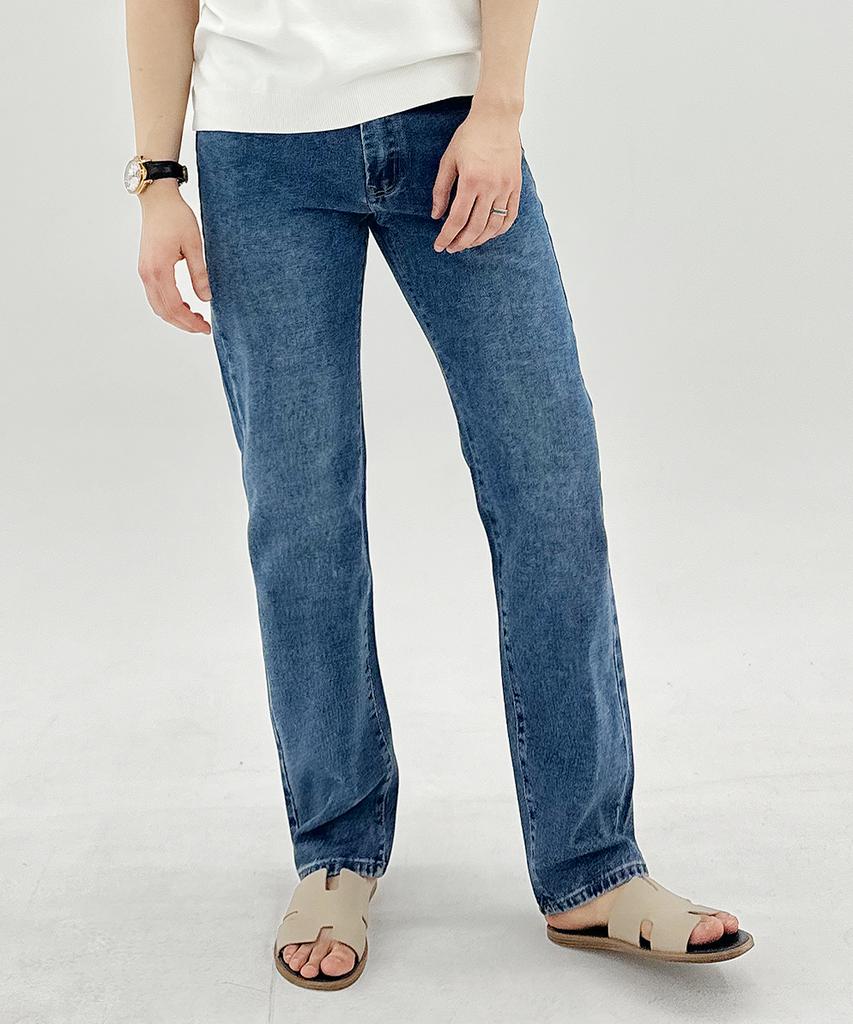 NUBINDA Slim Fit Denim Pants [Blue]