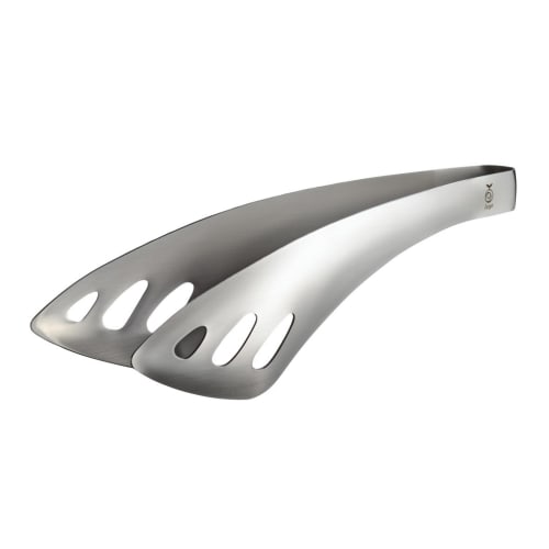 Oaks Raye Fingertip Server Tongs, Easy To Serve While Sitting, Stainless Steel, Made In Japan, LS1514