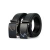 Men's belt automatic buckle leather belt, young people's cowhide belt tide, business suit belt men
