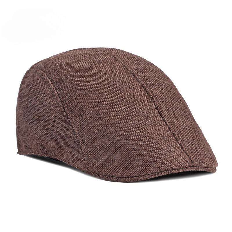 Men's Flat Cap Classic Ivy Cap Breathable Summer Cabbie Hat Lightweight Vintage Driving Gatsby Newsboy Hat