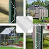 Greenhouse Glass Clips 304 Stainless W Glass Clips For Greenhouse Spares Choose QTY Hollow Slabs Replacing Clips Garden Supplies