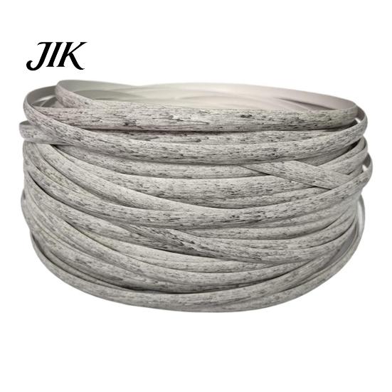 Plastic Wicker Replacement 120FT Repair Kit Synthetic Embossing Rattan Fix Materials Waterproof DIY Furniture Supplies Chair Basket Flat Strips серый