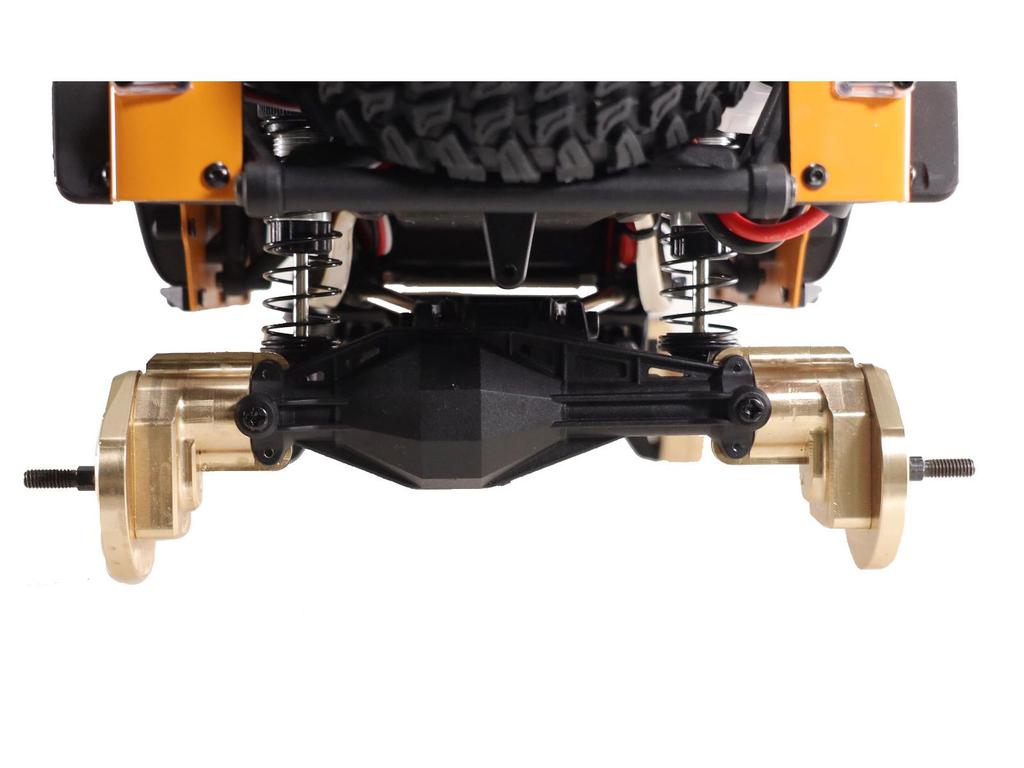 Remote Control Car Brass Rear Axle Cup Gearbox for 1/12 H12Y H12Y+ Models