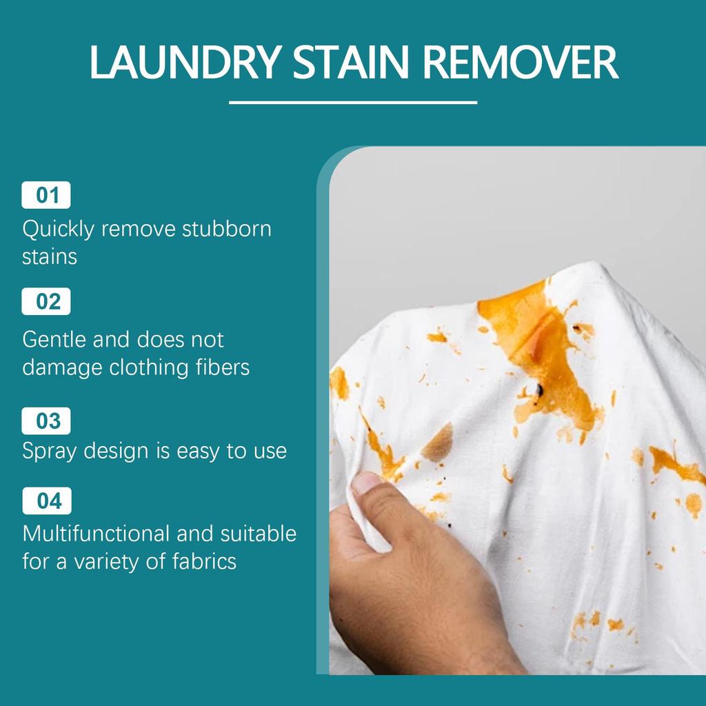 Jakehoe Kleiderfleckenentferner Kleiderpenetrierer Weißkleidung Fleckenentferner Reiniger Kragen Wäsche Spray