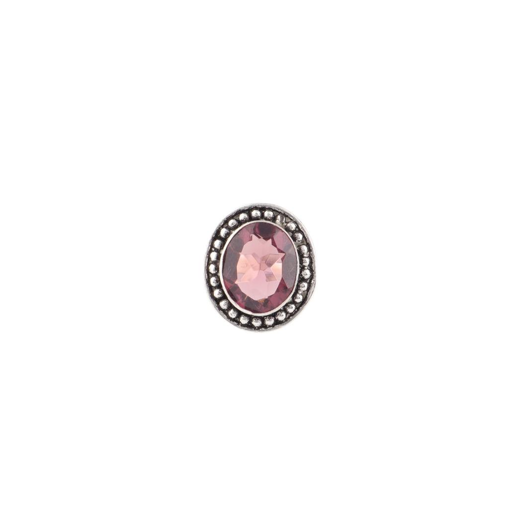 Natural Rhodolite Gemstone 925 Sterling Silver Jewelry Ring For Bridesmaid Gift RR-62-15