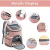 Portable Foldable Pet Backpack - Breathable, Wear-resistant Oxford Cloth for Cats and Dogs