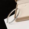Starry Sky Silver Titanium Steel Bracelet for Women - High-End, Versatile, Full Diamond, Non-Fading Fashion Accessory