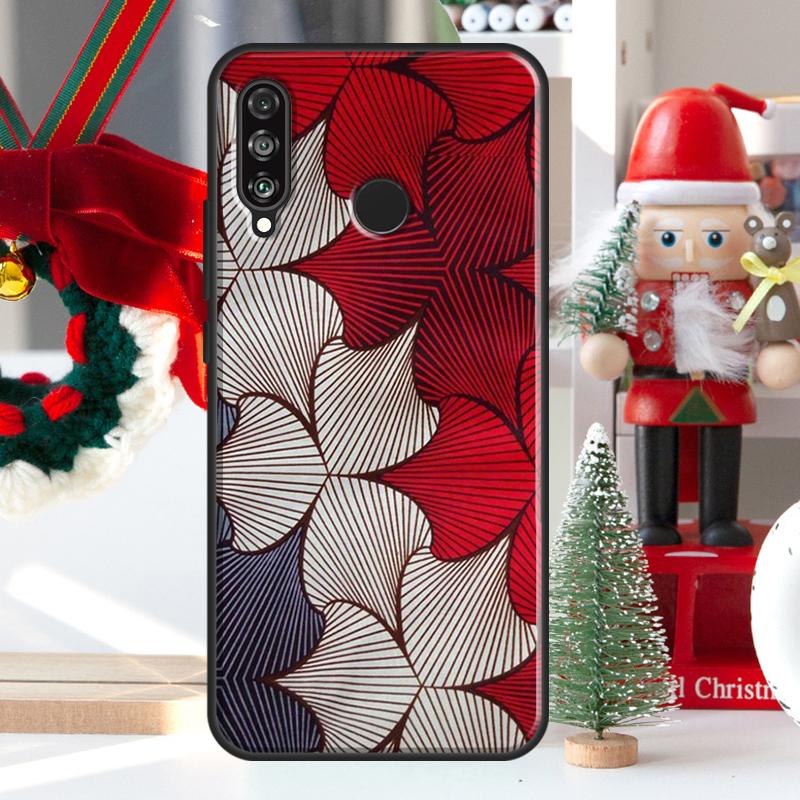 African Wax Pattern Fabric For Huawei Nova 7i 8i 11i 12i 12s Y73 Y70 Y90 Y60 Y72 Y61 Y91 9 10 SE P30 Pro P40 Lite Case