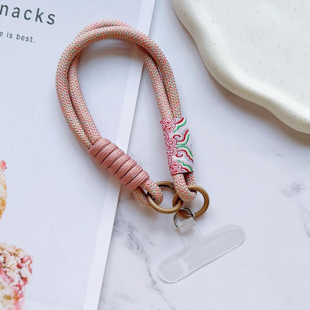 Handwoven Mobile Phone Lanyard Braided Phone Wrist Straps Universal Anti-lost Rope