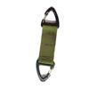 Outdoor Tactical Nylon Dual-Point Triangle Carabiner Keychain with Quick Release