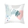 Colorful Abstract Pattern Throw Pillow Cover With Short Plush Print For Living Room Sofa Decoration Cushion Cover Pillow Covers
