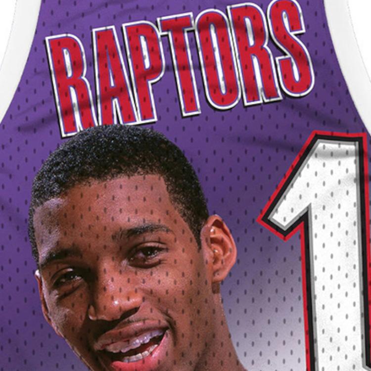 Mitchell Ness Nba Toronto Raptors Tracy McGrady kamizelka "Behind The Back" MSTKMI19002-TRAWHITTMC