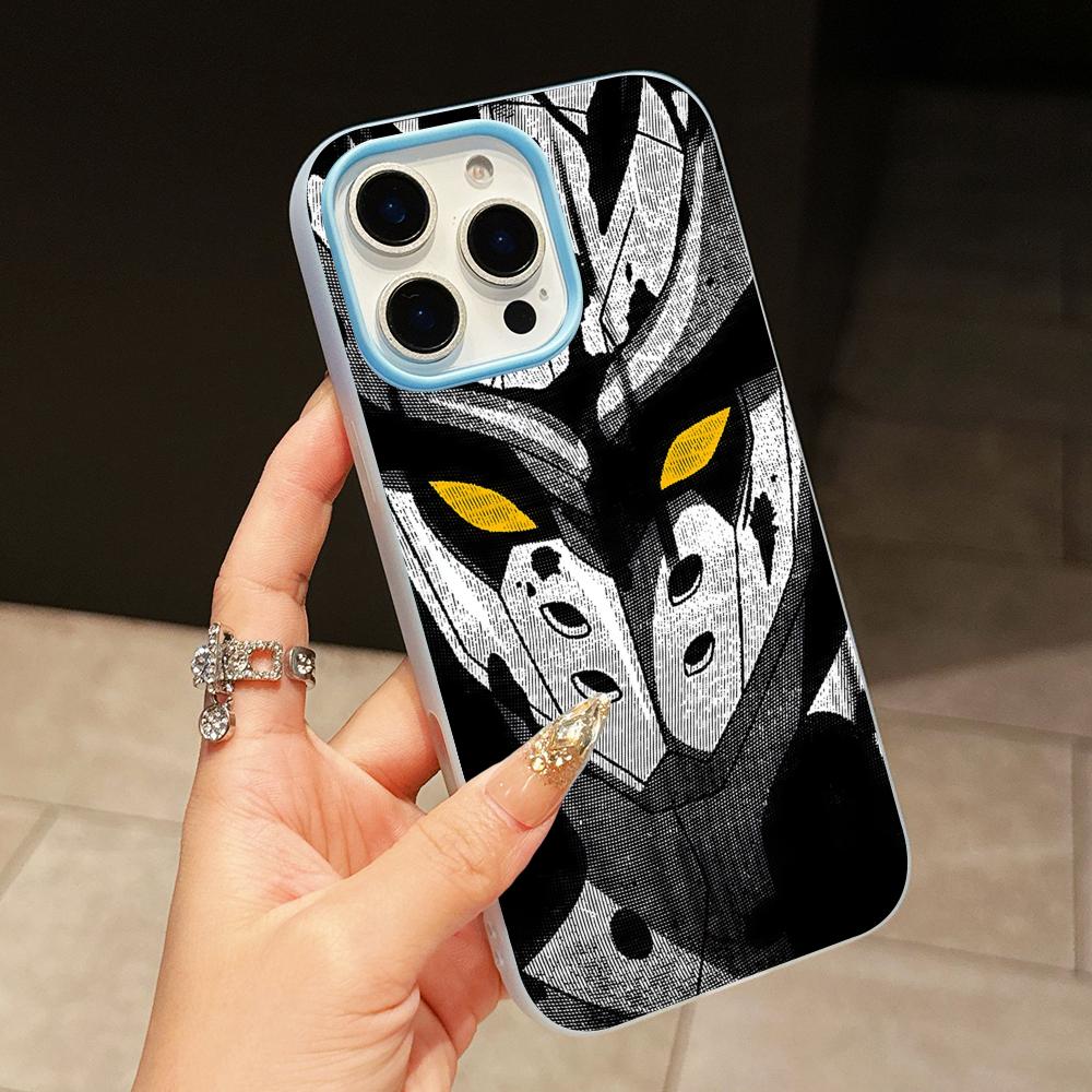 Akame Tatsumi Jelly Doppelschicht Hellblau Handyhülle für iPhone 17 16 15 14 13 12 11 Air Pro Max Plus Schutz
